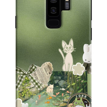 Aesthetic anime Samsung S9 Plus Hard Case Back Cover by Casekaro