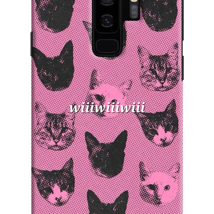 Pink Cats Samsung S9 Plus Hard Case Back Cover by Casekaro