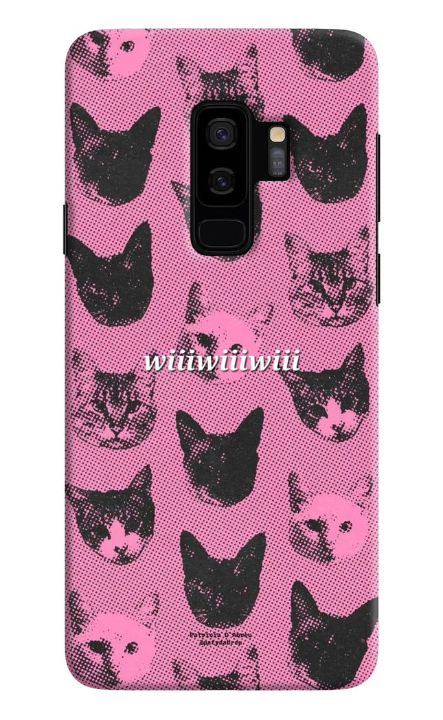 Pink Cats Samsung S9 Plus Hard Case Back Cover by Casekaro