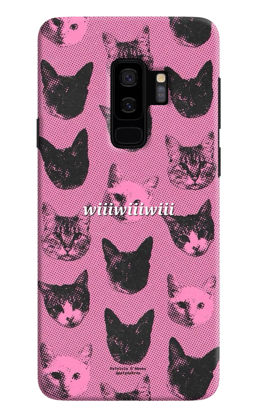 Pink Cats Samsung S9 Plus Back Cover, Hard case