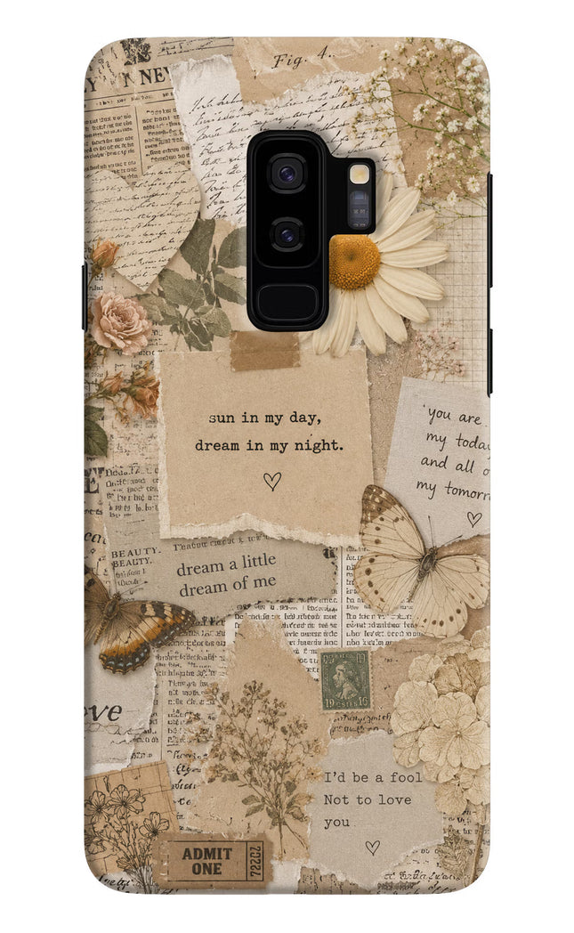Vintage case Samsung S9 Plus Hard Case Back Cover by Casekaro