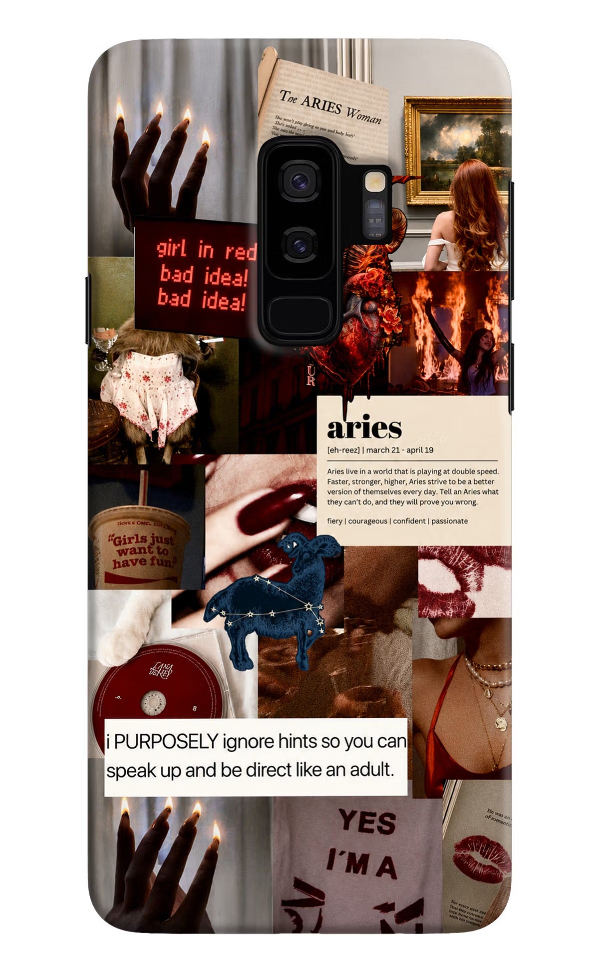 Zodiac Aries Samsung S9 Plus Back Cover
