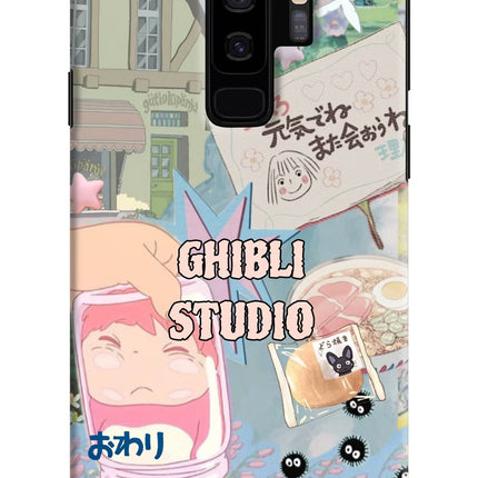 Studio Ghibli Samsung S9 Plus Hard Case Back Cover by Casekaro