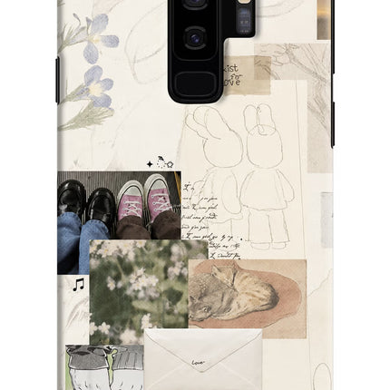 Soft Aesthetic Samsung S9 Plus Hard Case Back Cover by Casekaro