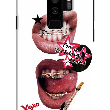 Rockstar Samsung S9 Plus Hard Case Back Cover by Casekaro