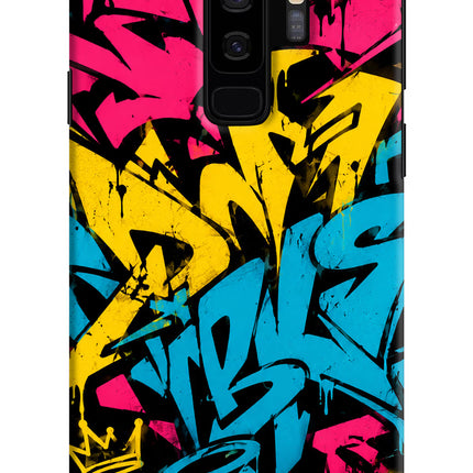 Graffiti Vibe Samsung S9 Plus Hard Case Back Cover by Casekaro