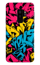 Graffiti Vibe Samsung S9 Plus Hard Case Back Cover by Casekaro