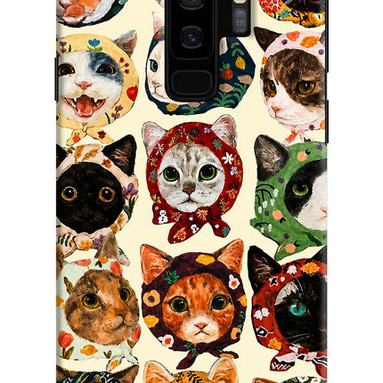 Cool Cat Samsung S9 Plus Hard Case Back Cover by Casekaro