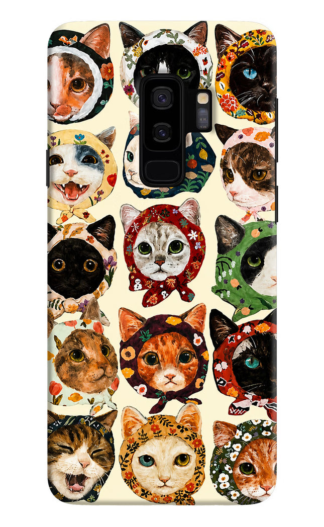 Cool Cat Samsung S9 Plus Hard Case Back Cover by Casekaro