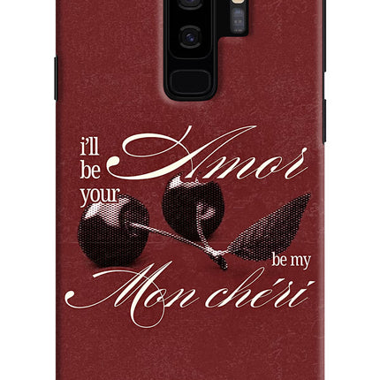 Velvet Cherry Samsung S9 Plus Hard Case Back Cover by Casekaro