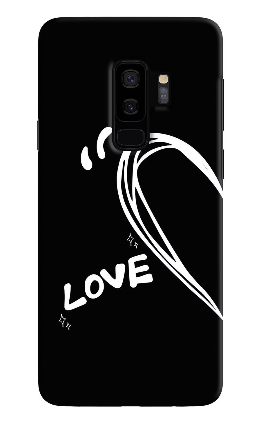 Love Line Samsung S9 Plus Back Cover, Hard case