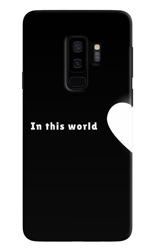 This World Samsung S9 Plus Hard Case Back Cover by Casekaro