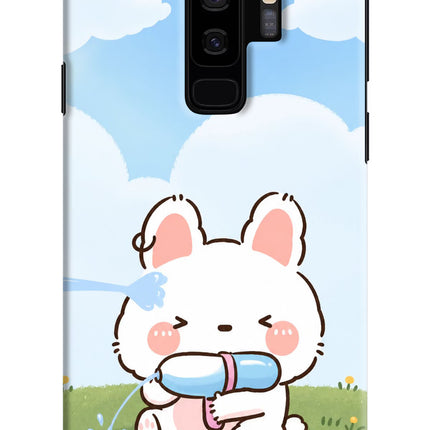 Bunny Treat Samsung S9 Plus Hard Case Back Cover by Casekaro