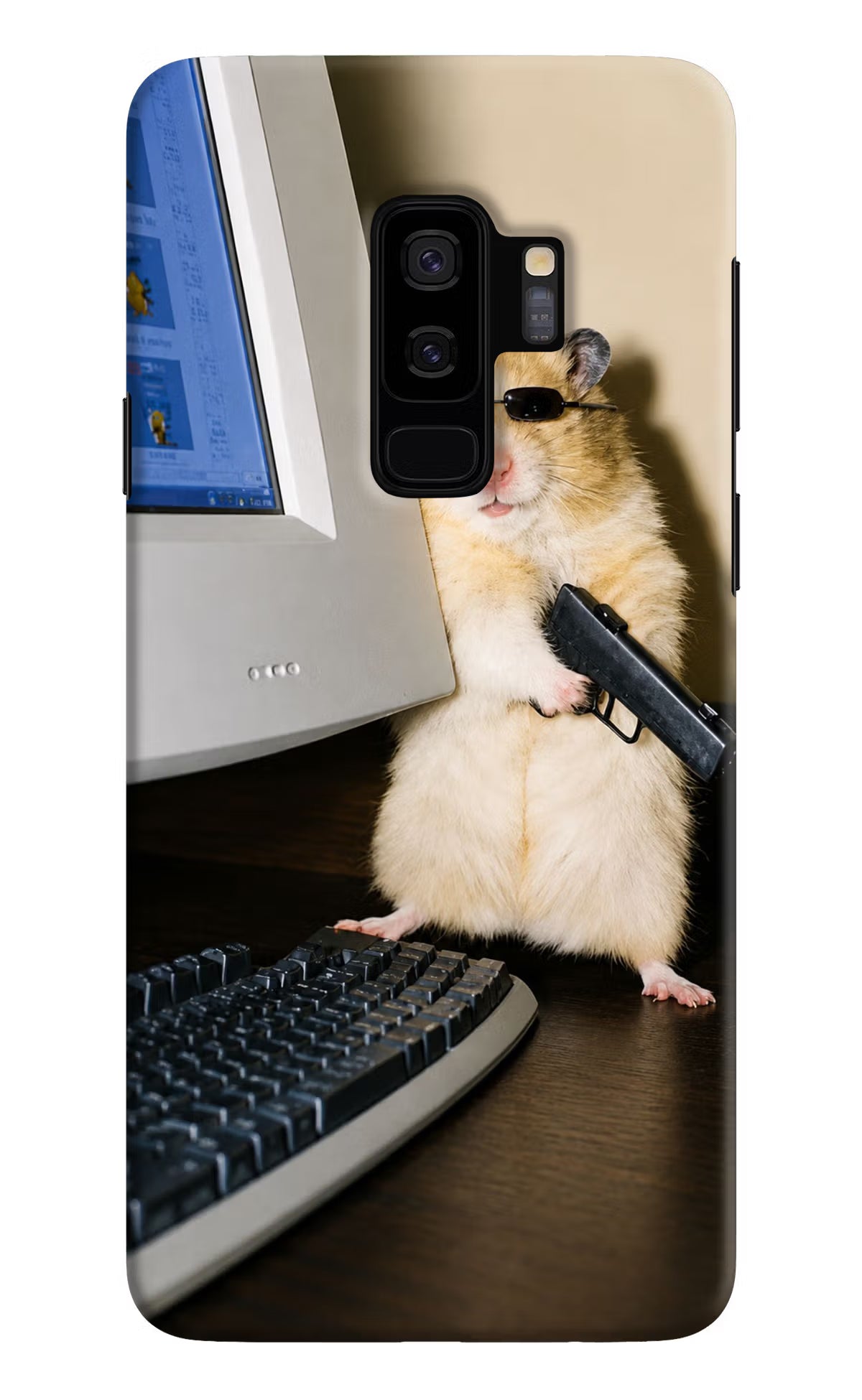 Hacker Hamster Samsung S9 Plus Back Cover