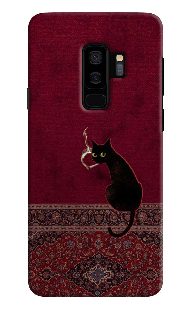 Midnight Cat Samsung S9 Plus Hard Case Back Cover by Casekaro