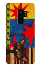 Pop Cat Samsung S9 Plus Hard Case Back Cover by Casekaro