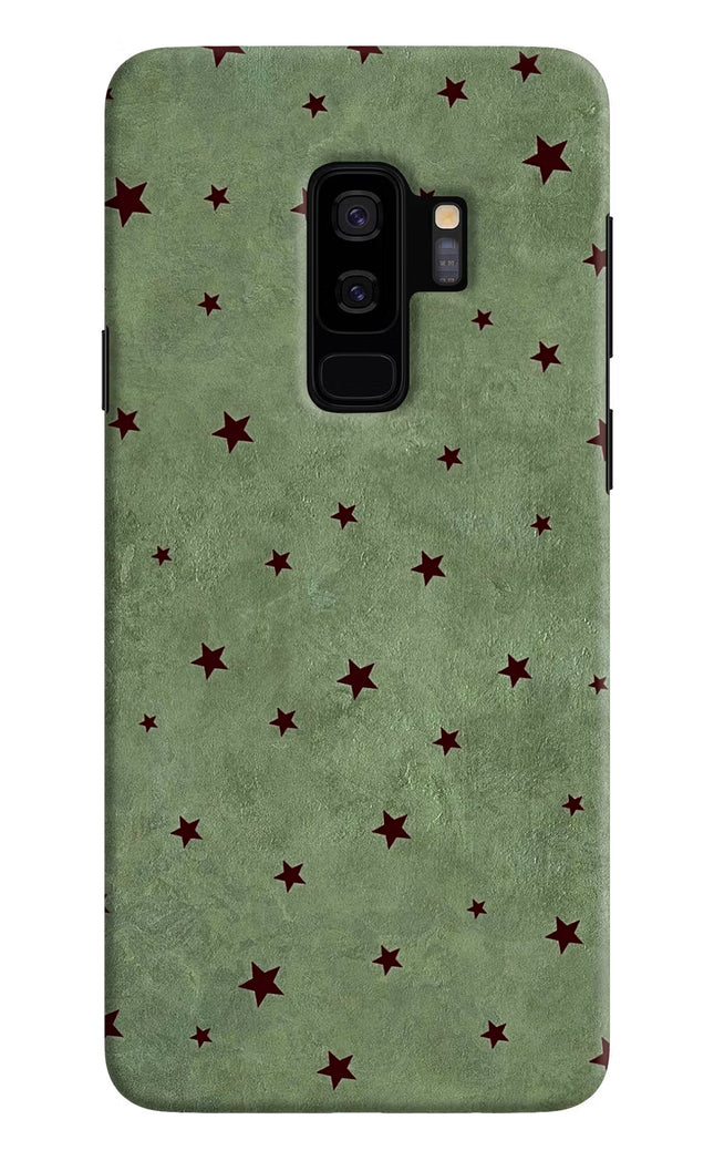 Green Stars Samsung S9 Plus Hard Case Back Cover by Casekaro