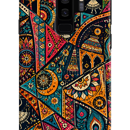 Folk Print Samsung S9 Plus Back Cover