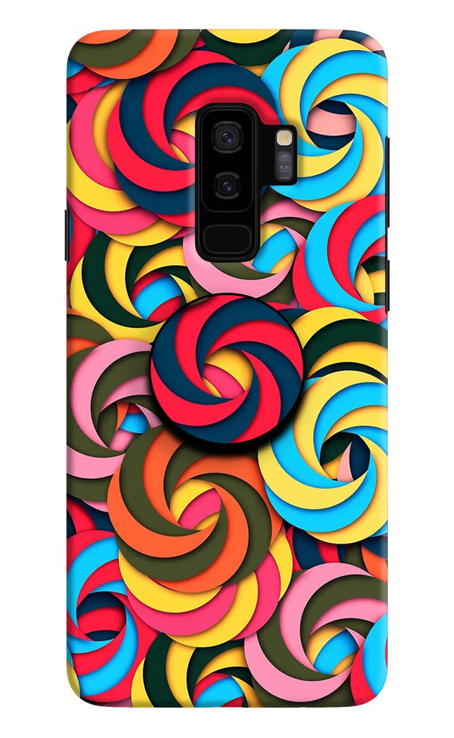 Spiral Pattern Samsung S9 Plus Pop Case by Casekaro