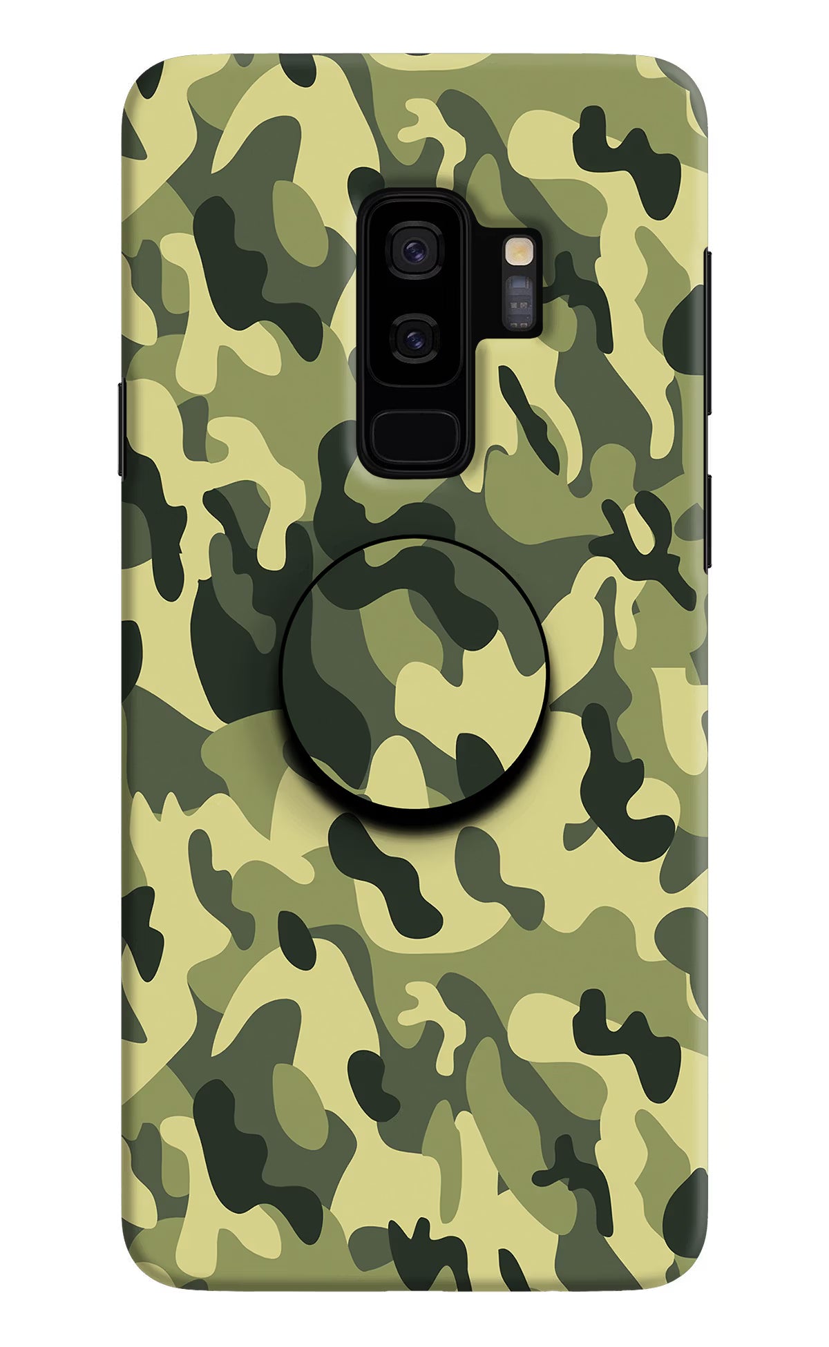 Camouflage Samsung S9 Plus Pop Case by Casekaro
