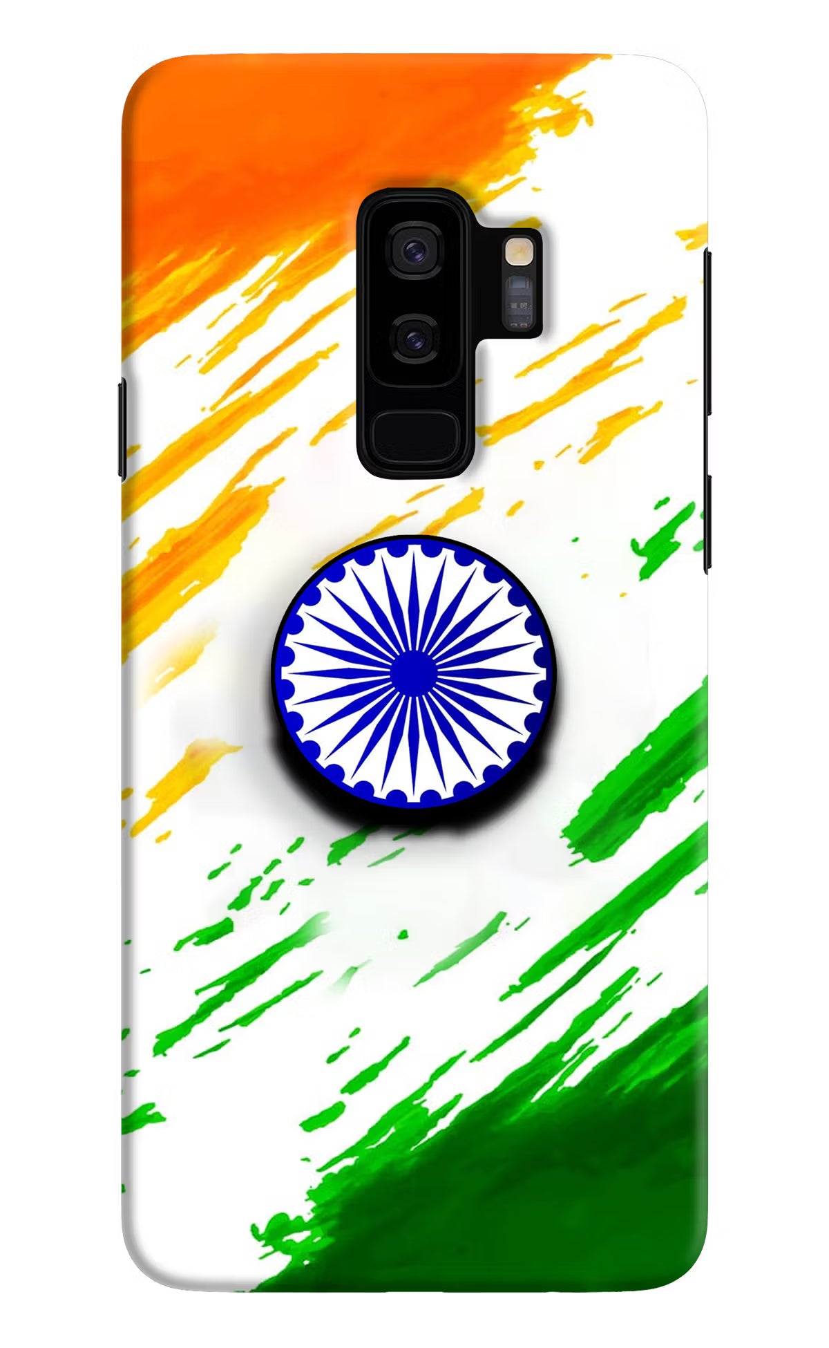 Indian Flag Ashoka Chakra Samsung S9 Plus Pop Case by Casekaro