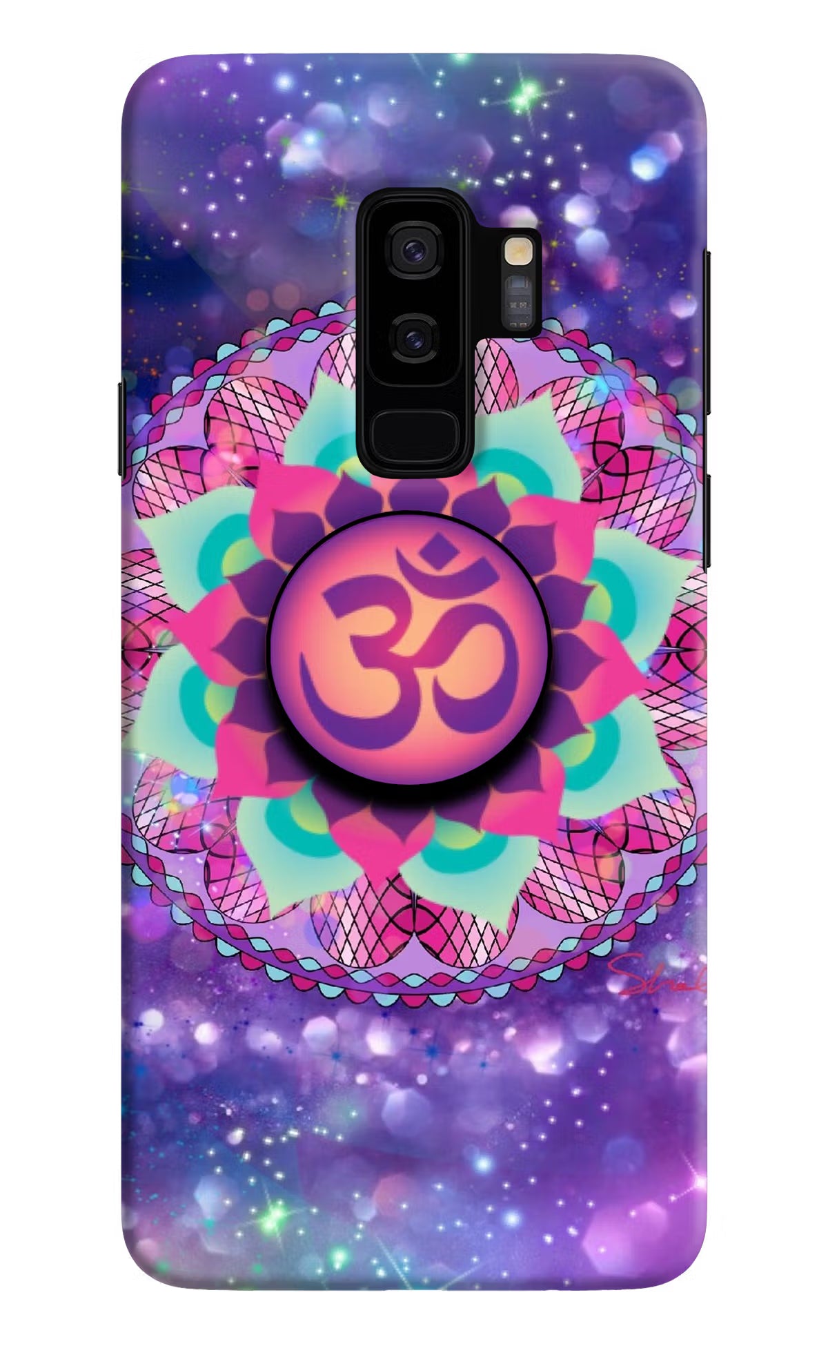 Om Purple Samsung S9 Plus Pop Case by Casekaro