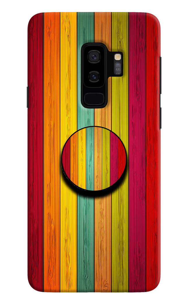 Multicolor Wooden Samsung S9 Plus Pop Case by Casekaro
