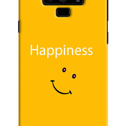 Happiness With Smiley Samsung Note 9 Hard Case Back Cover by Casekaro