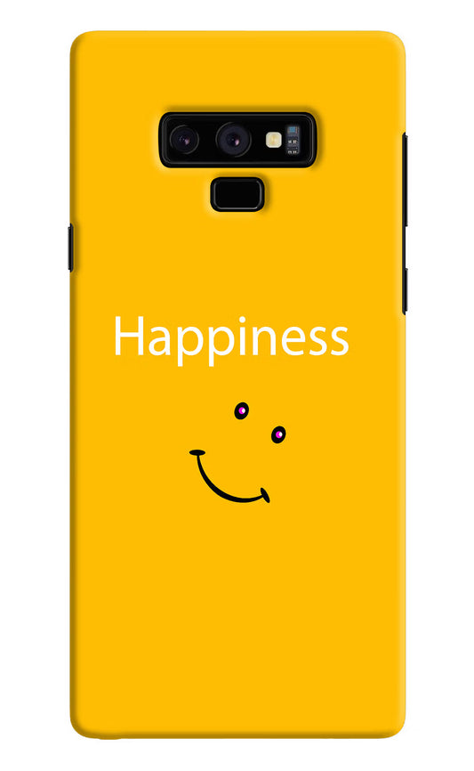 Happiness With Smiley Samsung Note 9 Hard Case Back Cover by Casekaro