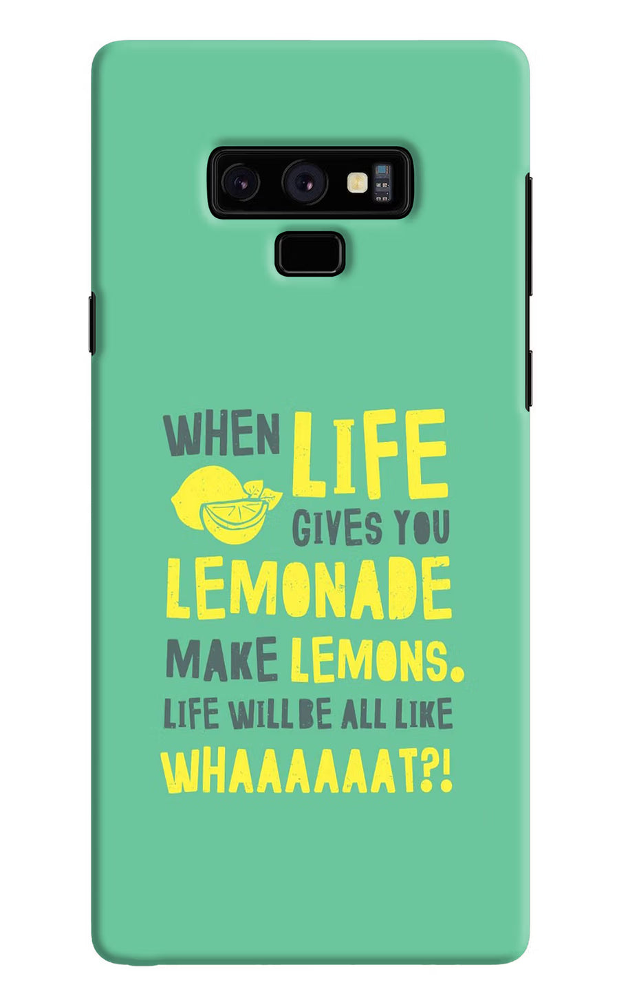 Quote Samsung Note 9 Back Cover, Hard case