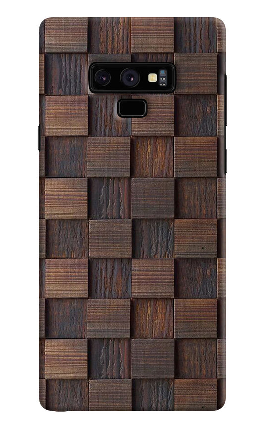 Wooden Cube Design Samsung Note 9 Hard Case Back Cover by Casekaro