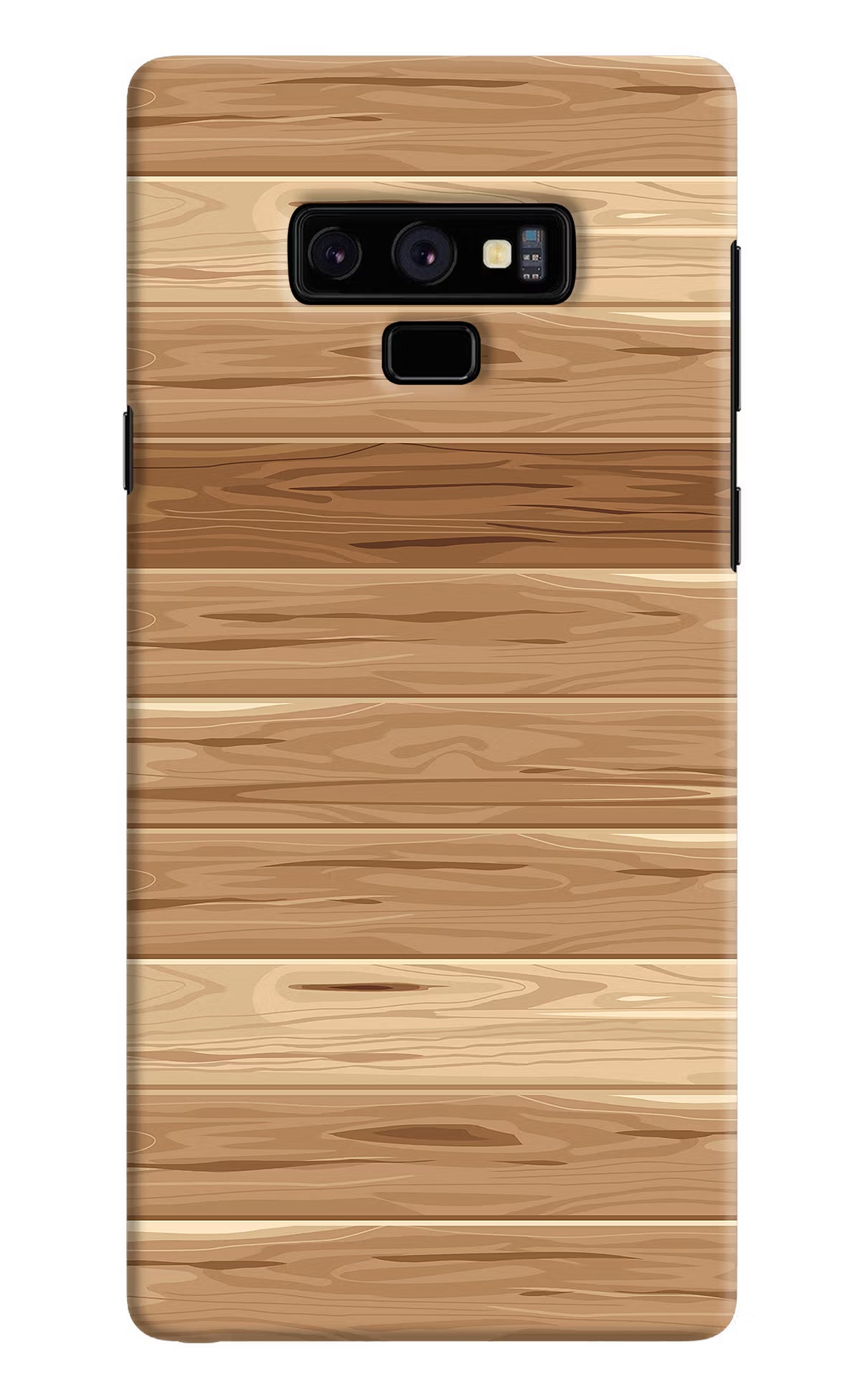 Wooden Vector Samsung Note 9 Hard Case Back Cover by Casekaro