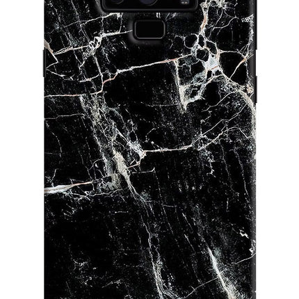 Black Marble Texture Samsung Note 9 Hard Case Back Cover by Casekaro
