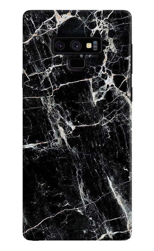 Black Marble Texture Samsung Note 9 Hard Case Back Cover by Casekaro