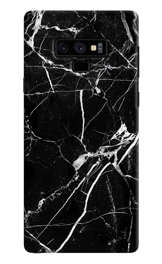 Black Marble Pattern Samsung Note 9 Hard Case Back Cover by Casekaro