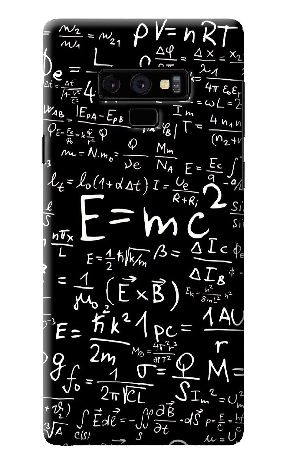 Physics Albert Einstein Formula Samsung Note 9 Back Cover