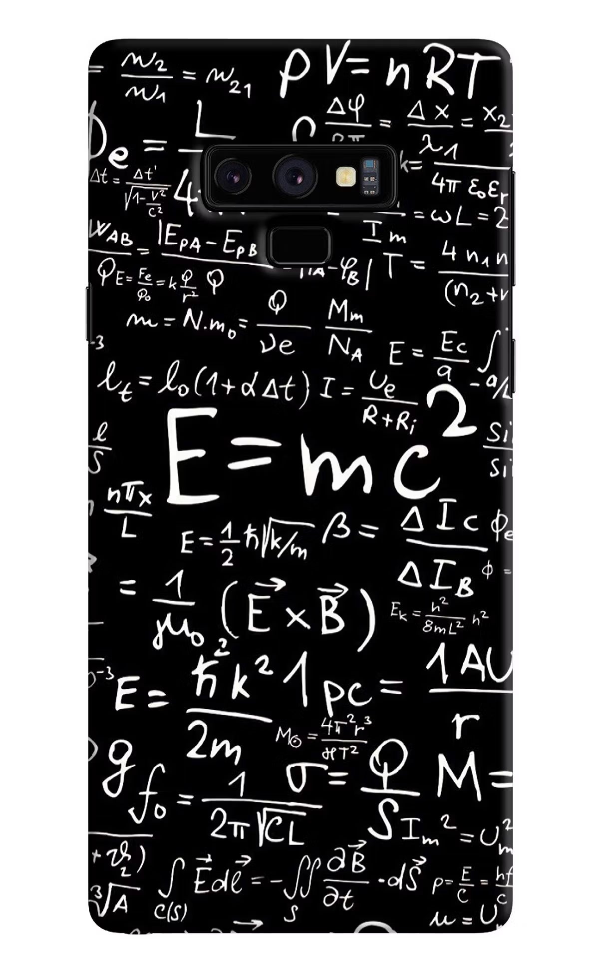 Physics Formula Samsung Note 9 Hard Case Back Cover by Casekaro