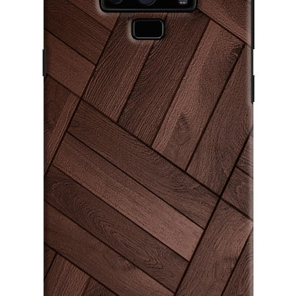 Wooden Texture Design Samsung Note 9 Hard Case Back Cover by Casekaro