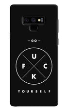 Go Fuck Yourself Samsung Note 9 Hard Case Back Cover by Casekaro