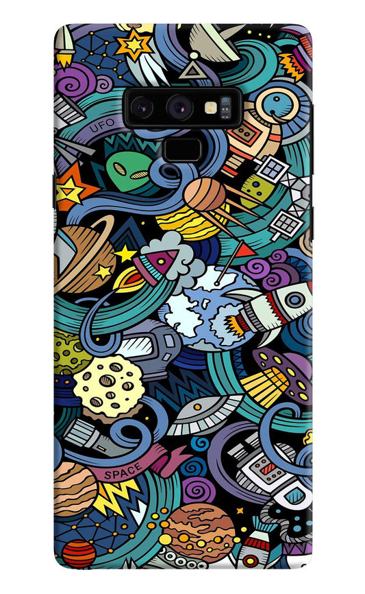 Space Abstract Samsung Note 9 Hard Case Back Cover by Casekaro