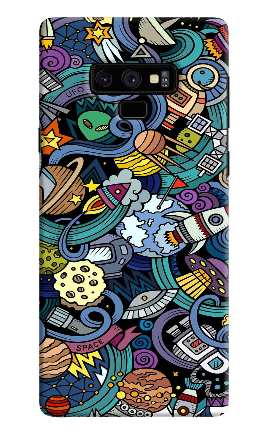 Space Abstract Samsung Note 9 Back Cover, Hard case