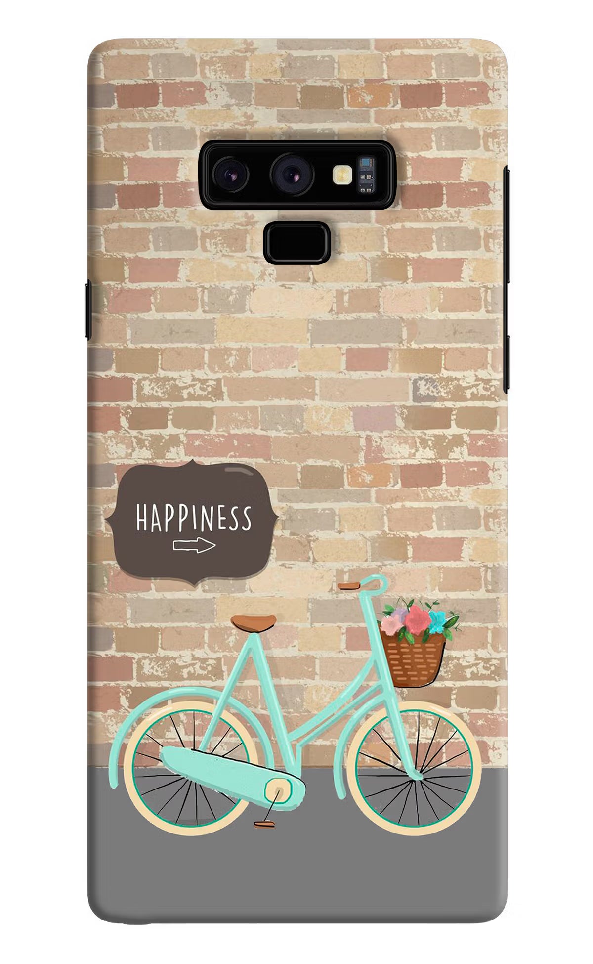Happiness Artwork Samsung Note 9 Hard Case Back Cover by Casekaro