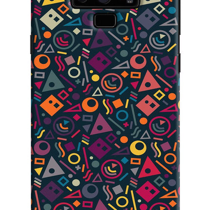 Geometric Abstract Samsung Note 9 Hard Case Back Cover by Casekaro
