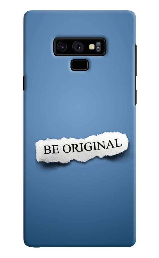 Be Original Samsung Note 9 Hard Case Back Cover by Casekaro