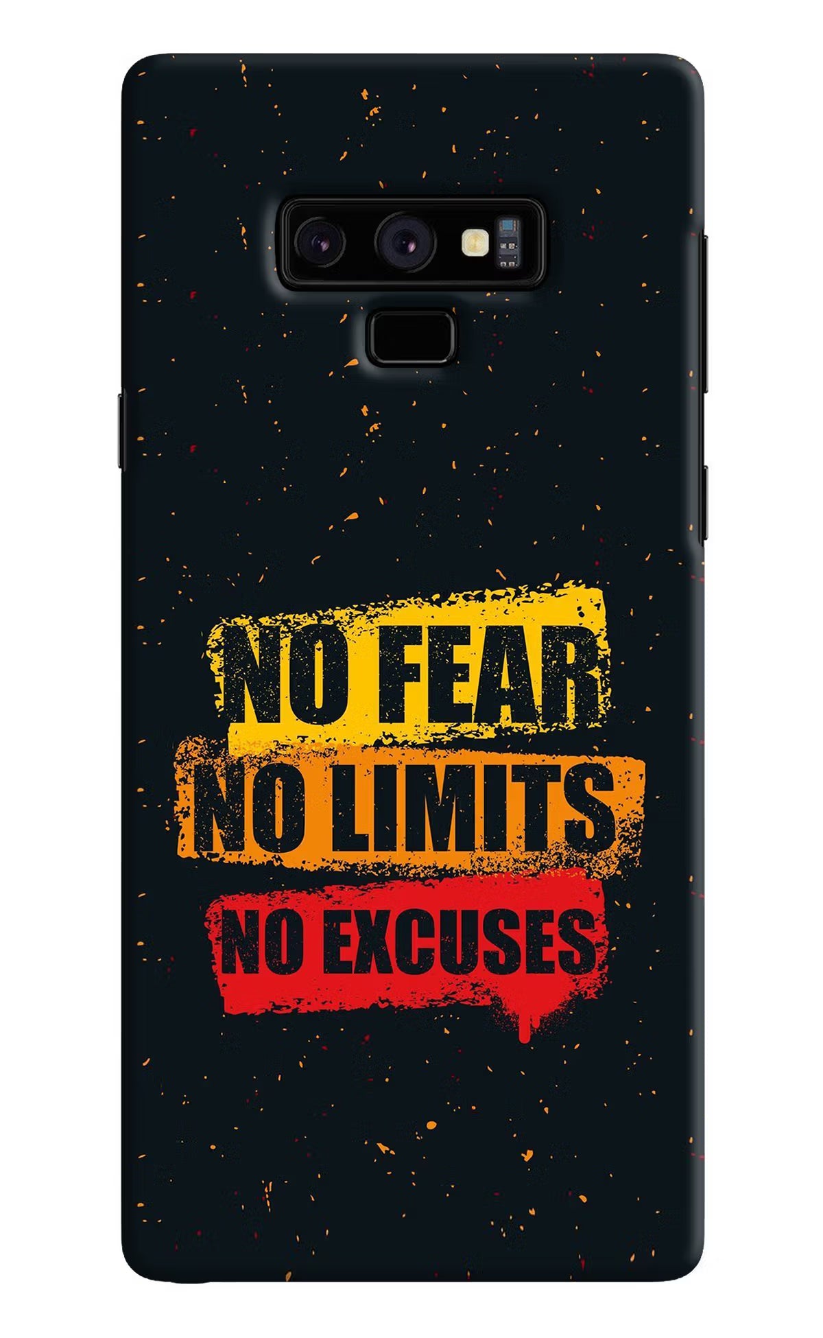 No Fear No Limits No Excuse Samsung Note 9 Hard Case Back Cover by Casekaro
