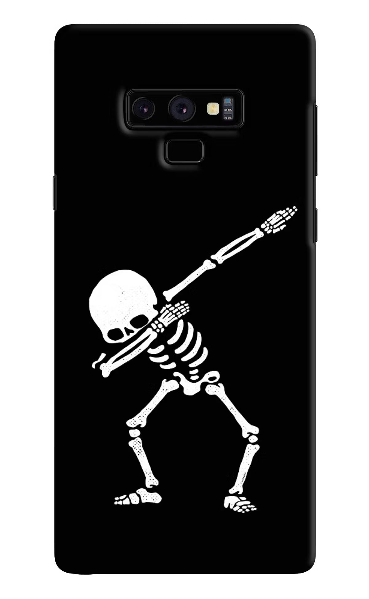 Dabbing Skeleton Art Samsung Note 9 Hard Case Back Cover by Casekaro