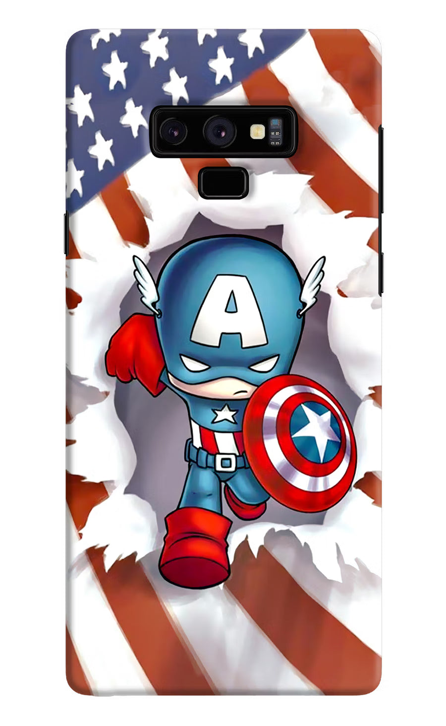 Captain America Samsung Note 9 Back Cover, Hard case