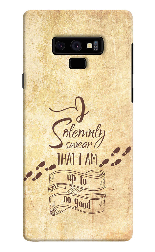 I Solemnly swear that i up to no good Samsung Note 9 Hard Case Back Cover by Casekaro