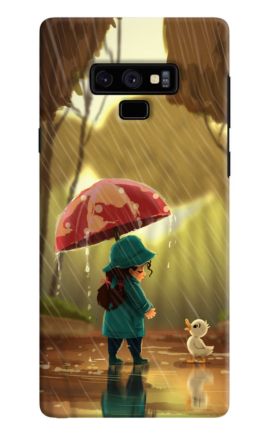 Rainy Day Samsung Note 9 Hard Case Back Cover by Casekaro