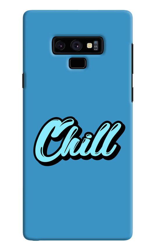 Chill Samsung Note 9 Hard Case Back Cover by Casekaro